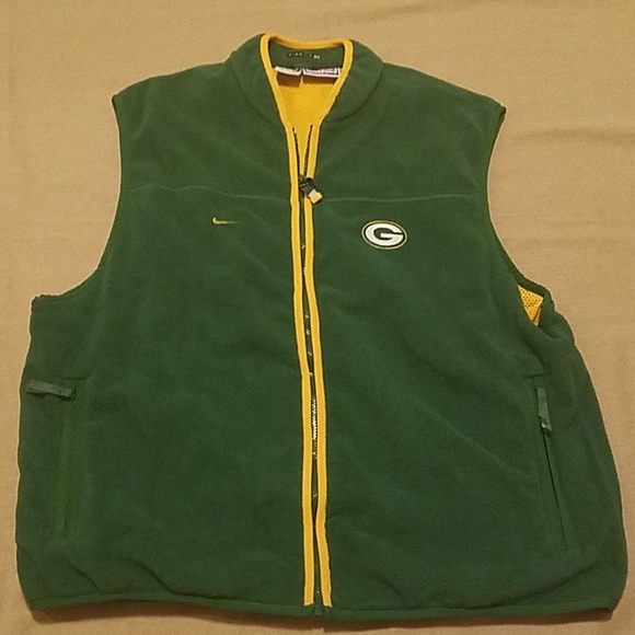 Nike Other - NWOT Green Bay Packers Nike Men's fleece vest